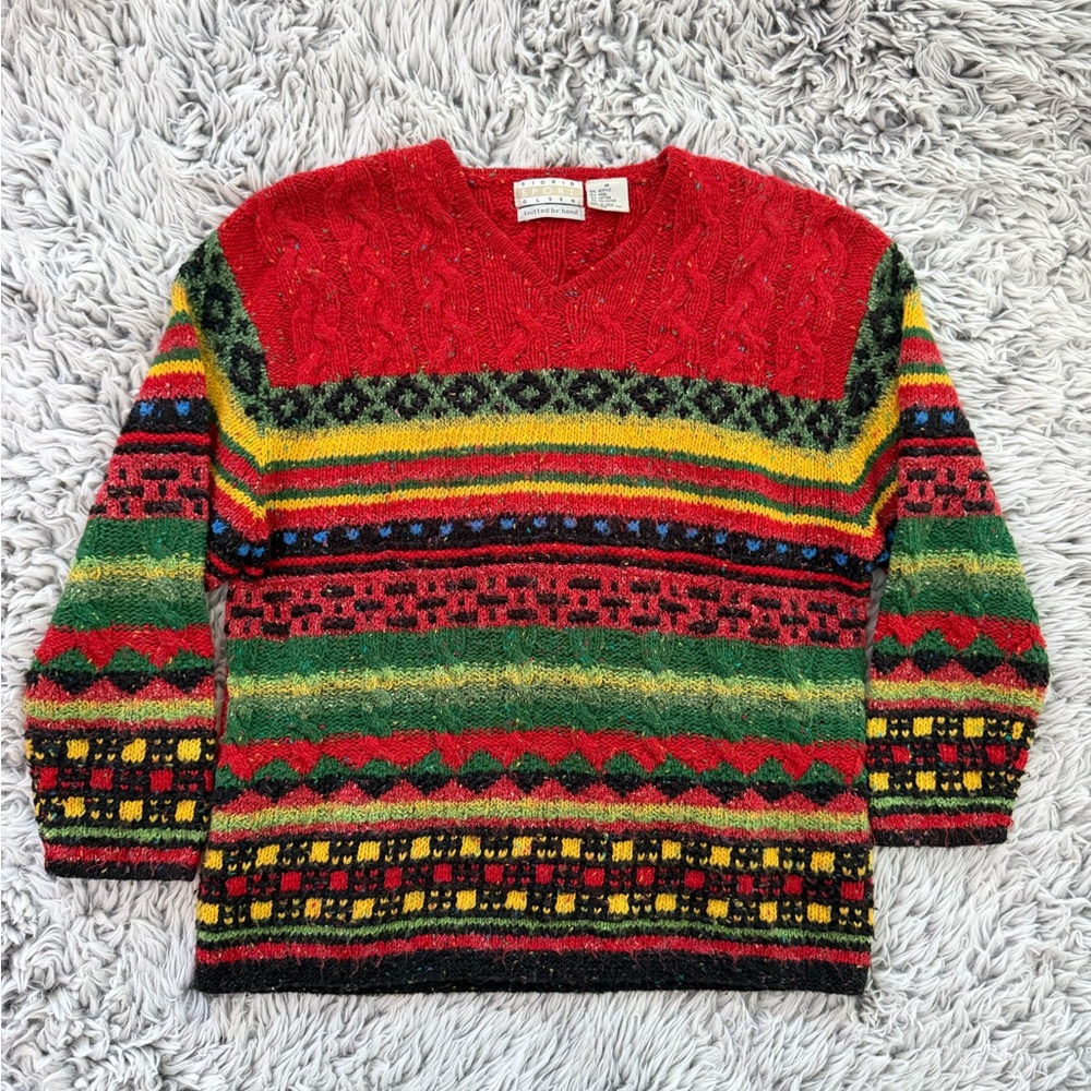 Vintage Sigrid Olsen Sport Sweater - Knitted By Hand